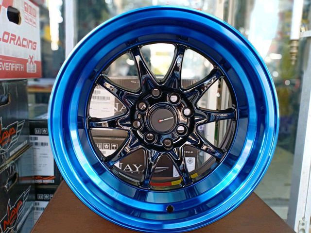 ล้อแม็กใหม่ขอบ15 Ce28 ออฟ0 สีน้ำเงิน