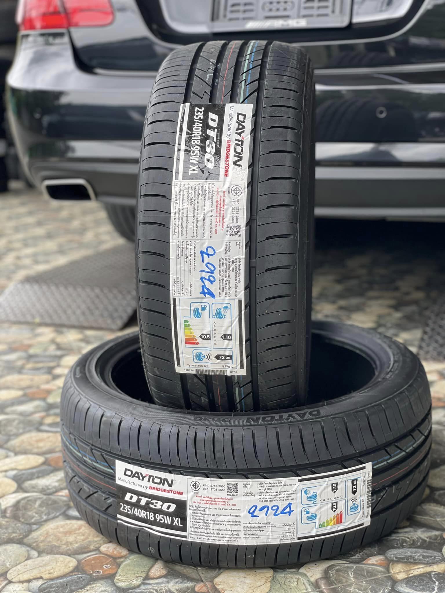 BENZ_E250 🚘เปลี่ยนยาง 🐘#DAYTON_DT30_235/40R18