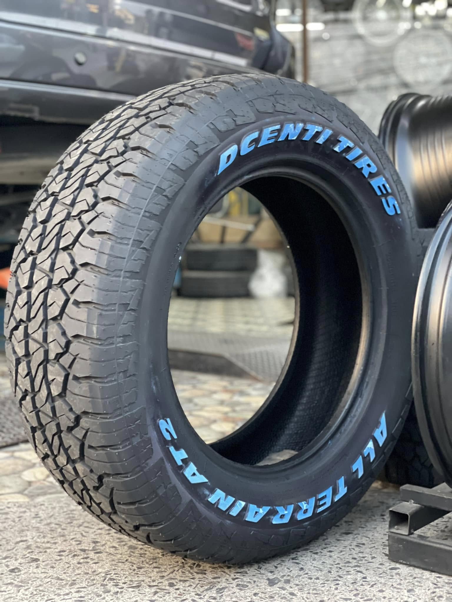 🚘 #TOYOTA_FORTUNER🛞 #D-CENTI #AT2 265/60R18👍🔥 ยางAllTerrian หล่อดุดัน #CosmisRecingWheels_XT006RR_18X8.5 ET30 6X139.7 BLK-(R)Z /M5