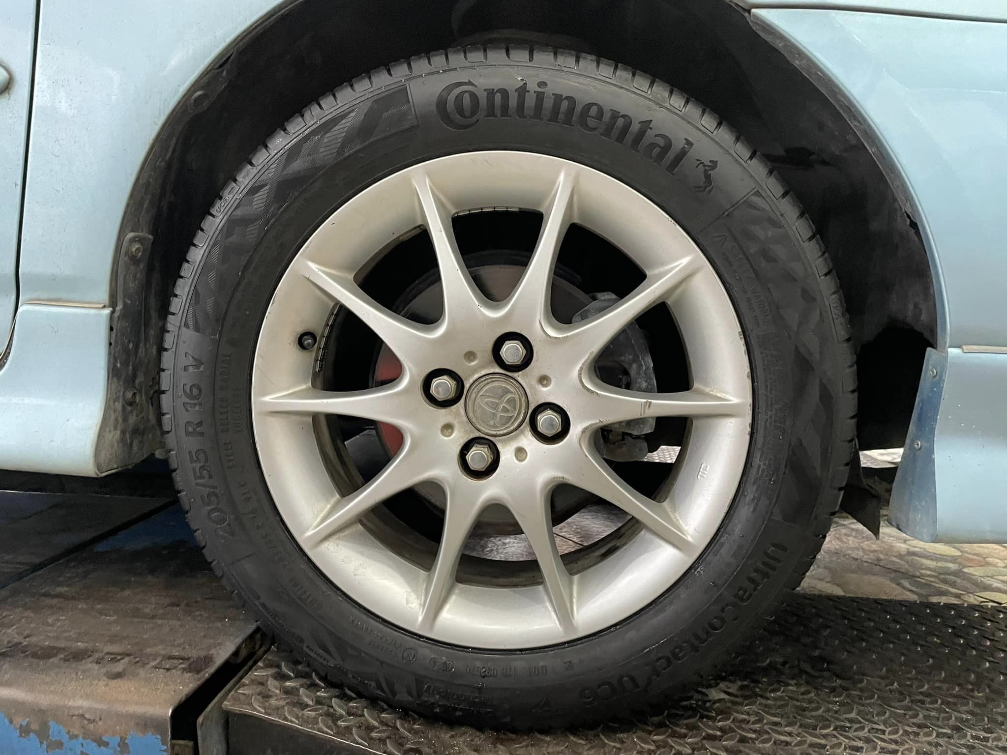 #TOYOTA_ALTIS 🚘เปลี่ยนยาง 💫 🛞#Continental_UltraContactUC6_205/55R16