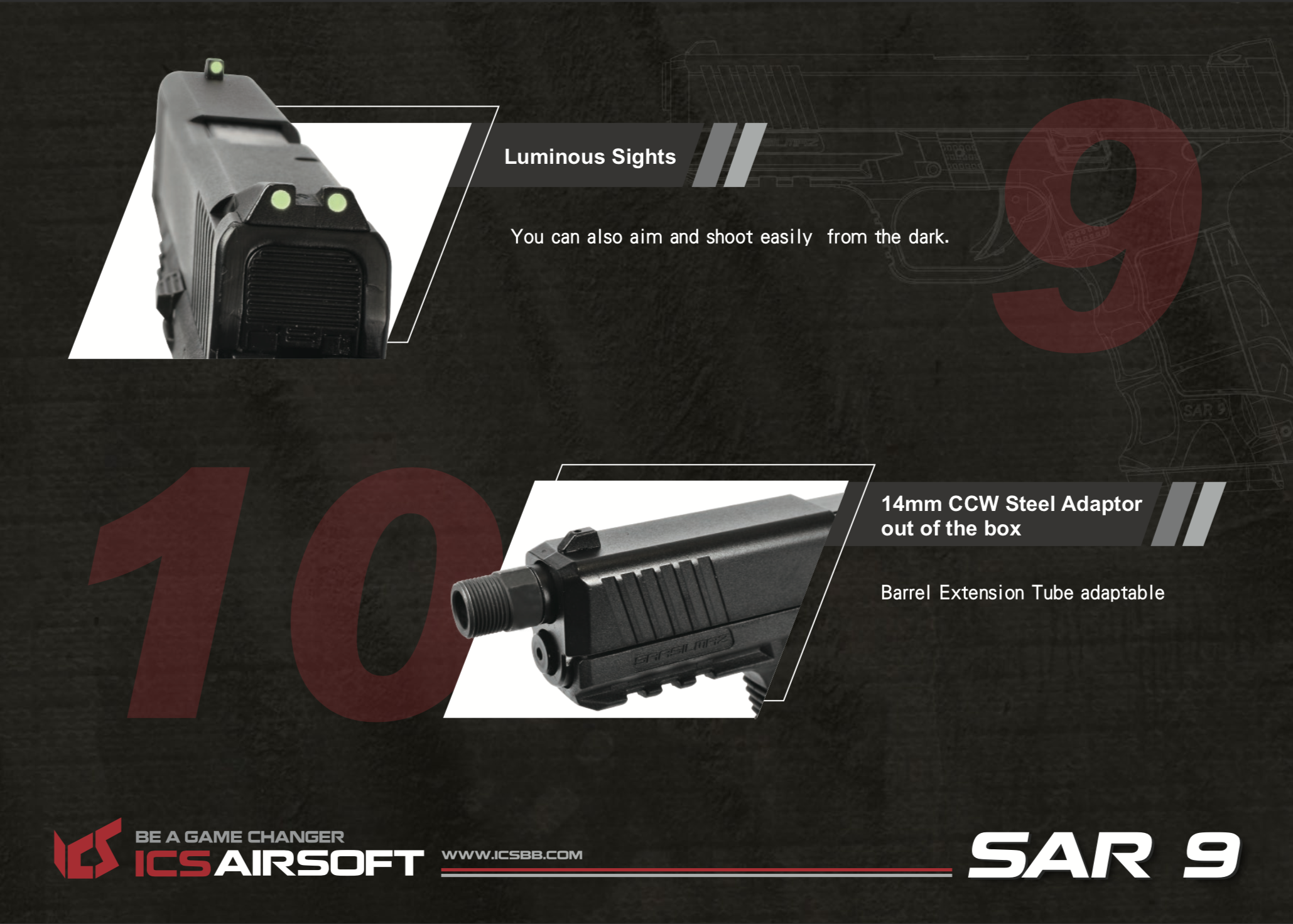 BLE-009-SB-2 SARSILMAZ SAR 9.II