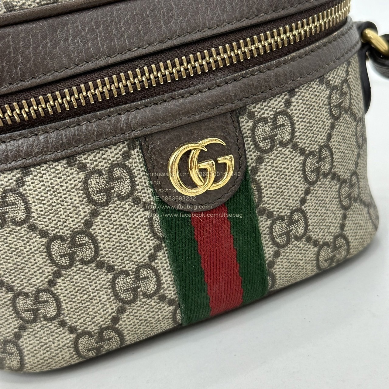 กระเป๋าGucci OPHIDIA GG TOP HANDLE MINI BAG มือสอง