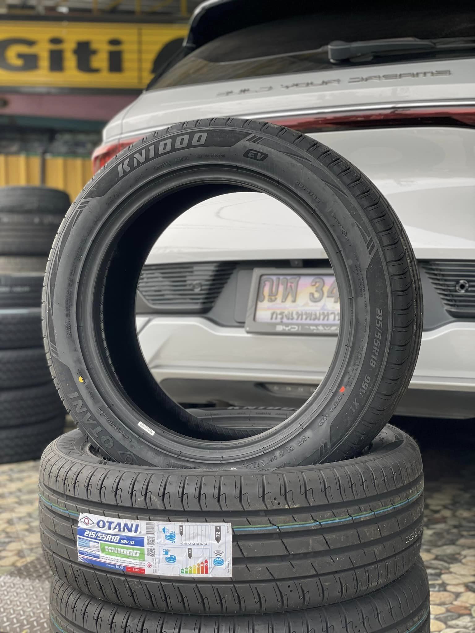 #BYD_ATTO3🛞 #OTANI #KN1000 215/55R18 สำหรับรถยนต์ไฟฟ้าและไฮบริด เพื่อการขับขี่แบบพรีเมี่ยม