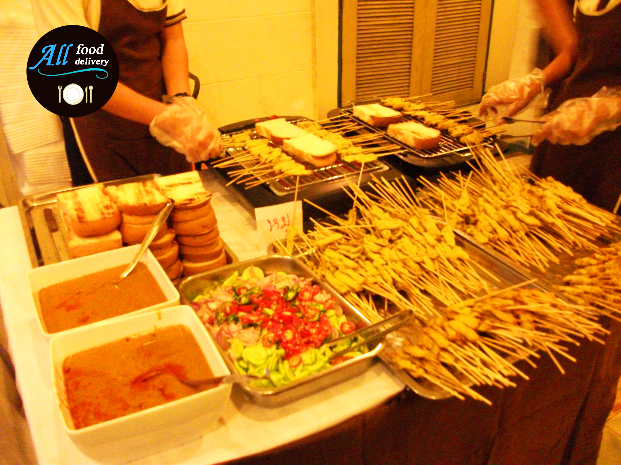 ซุ้มหมูสะเต๊ะ/ไก่สะเต๊ะ