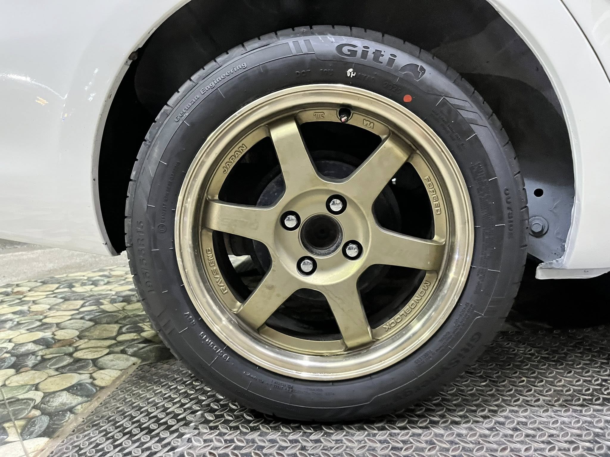 TOYOTA_VIOS🚘เปลี่ยนยาง 🛞🐘#GITI_SynergyH2_195/55R15