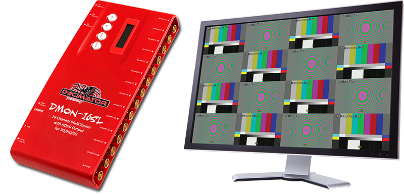 DECIMATOR DMON-16SL 1 to 16 Channel MultiViewer