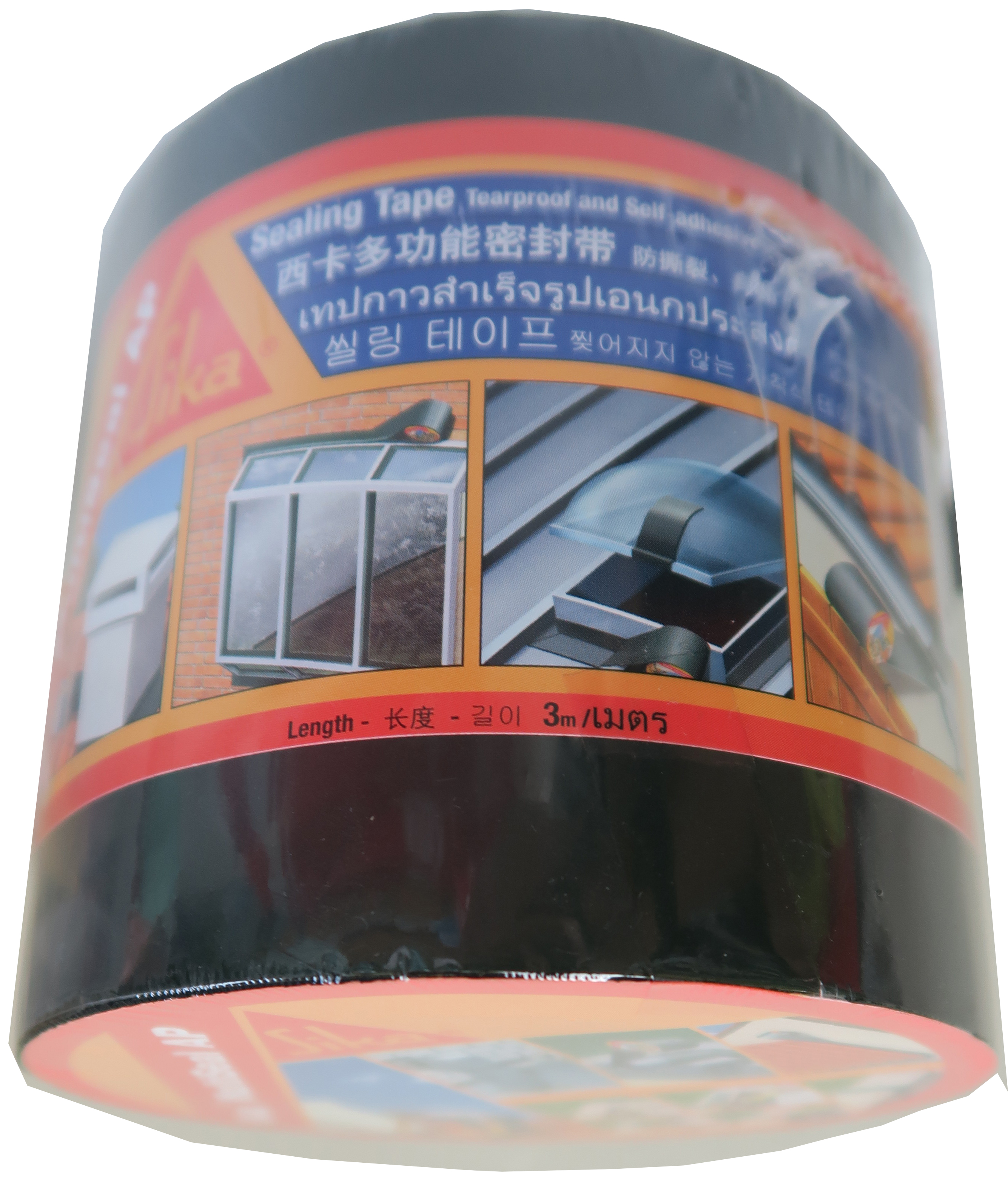 Sika Multiseal AP เทปกาวบิทูเมน แผ่นปิดรอยต่อกันรั่วซึม (10cm.x3m.)