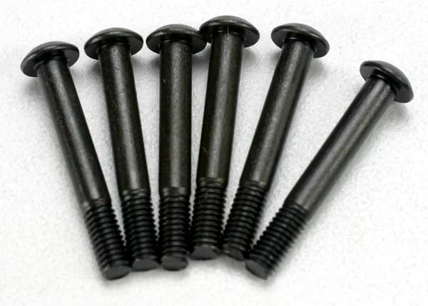4978 Screws, 3x21mm button-head machine (hex drive) (partially threaded, Revo brake bolts) (6)
