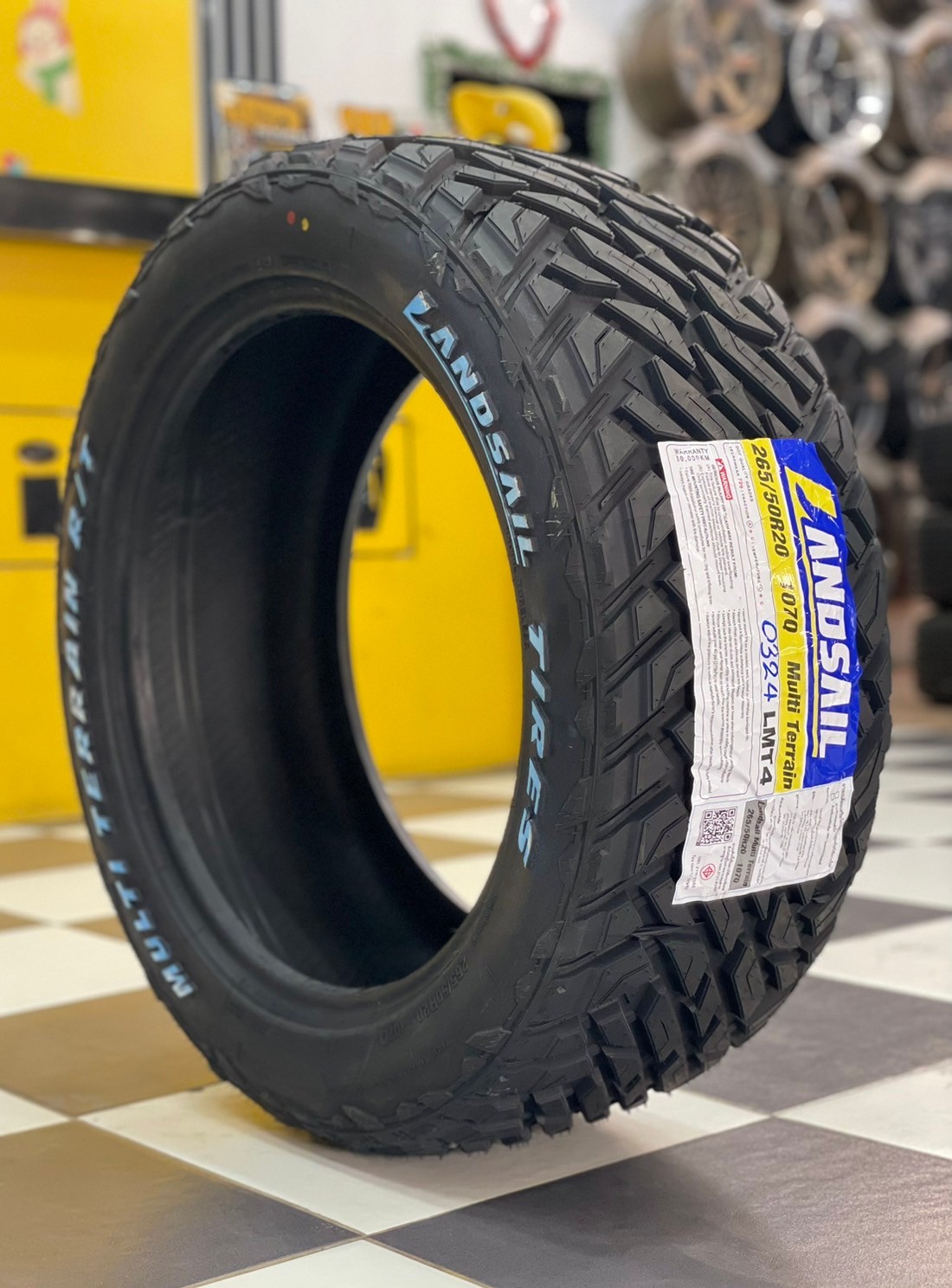 #LANDSAIL_RT_265/50R20 ยางใหม่ปี2024 ยางตัวหนังสือสีขาว