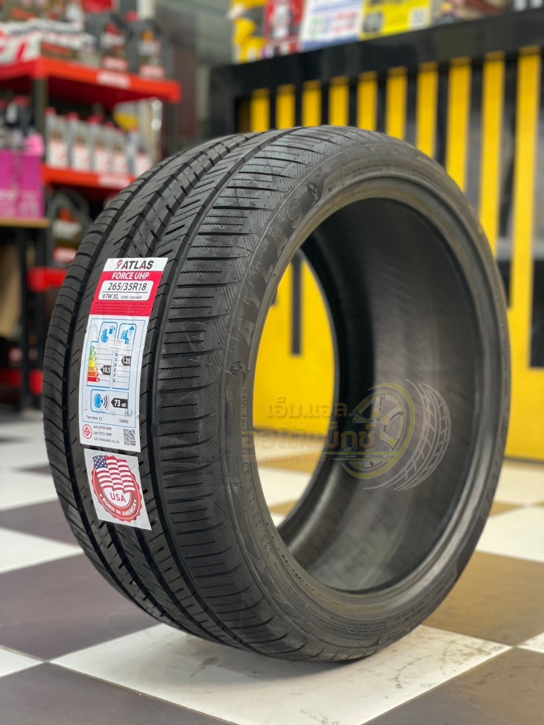 ยางใหม่ Atlas UHP 265/35R18 ยางใหม่ปี2024