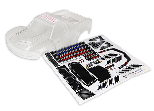7616 Body, LaTrax Desert Prerunner (clear, requires painting)/ decals