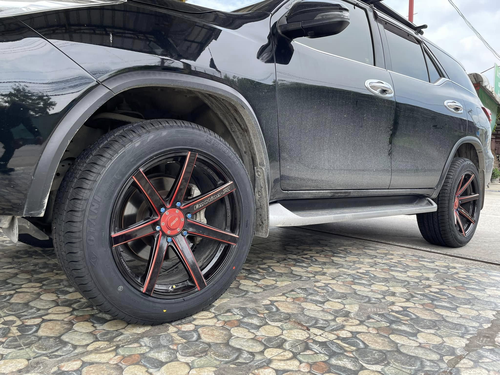 🚘 #TOYOTA_FORTUNER🛞 #เปลี่ยนยาง #OTANI #SA1000 265/50R20 #บริการตั้งศูนย์ล้อ🛞
