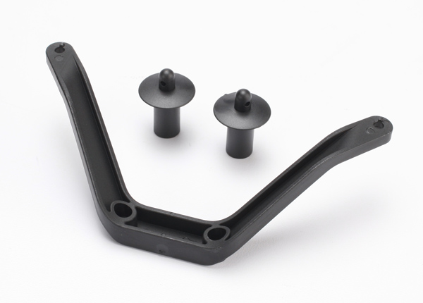 6715 Body mount (1)/ body mount post (2) (front)