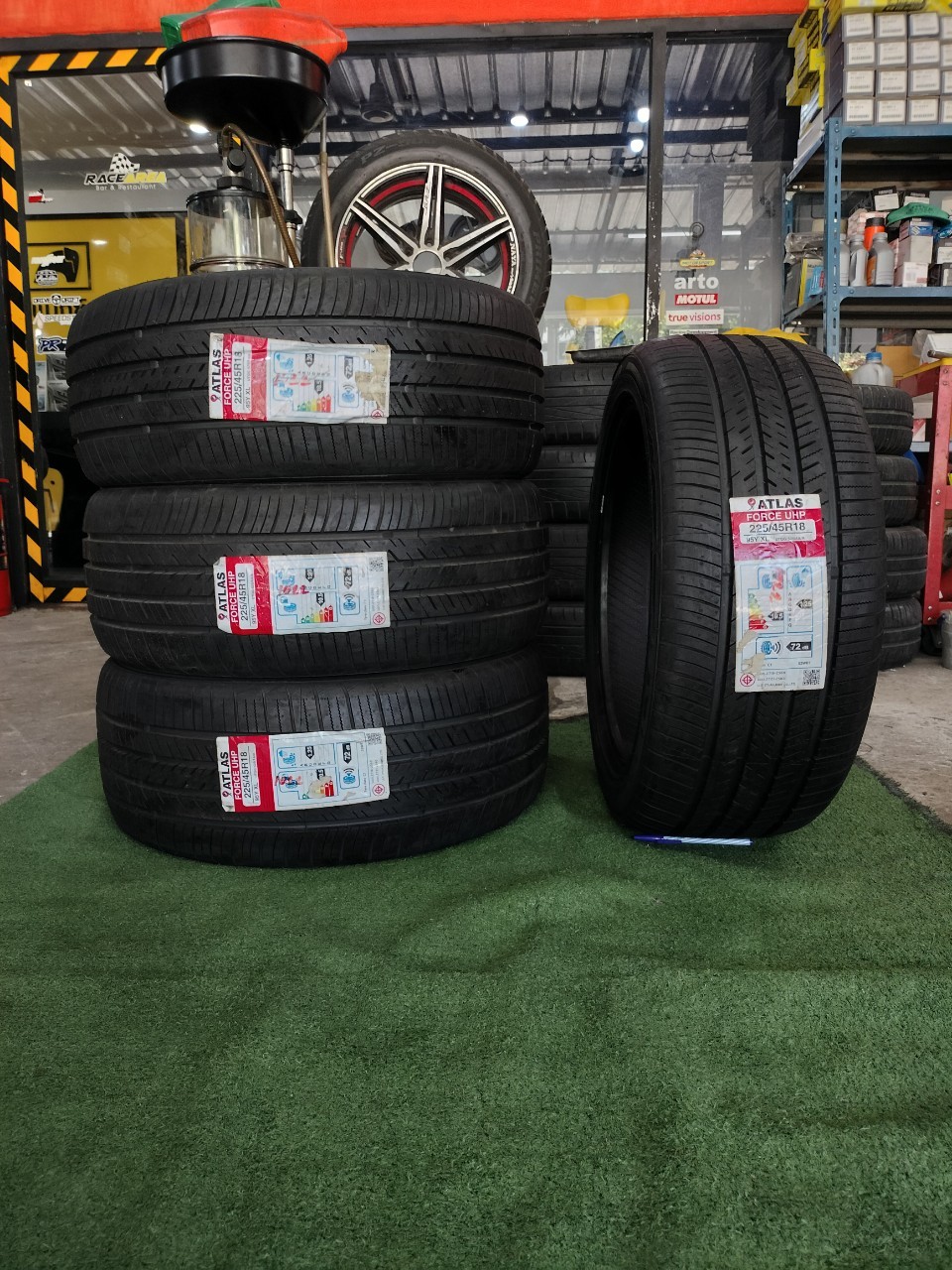 225/45R18 ATLAS FORCE UHP ยางใหม่ปี2022 ยางสัญชาติอเมริกัน Made in Thailand