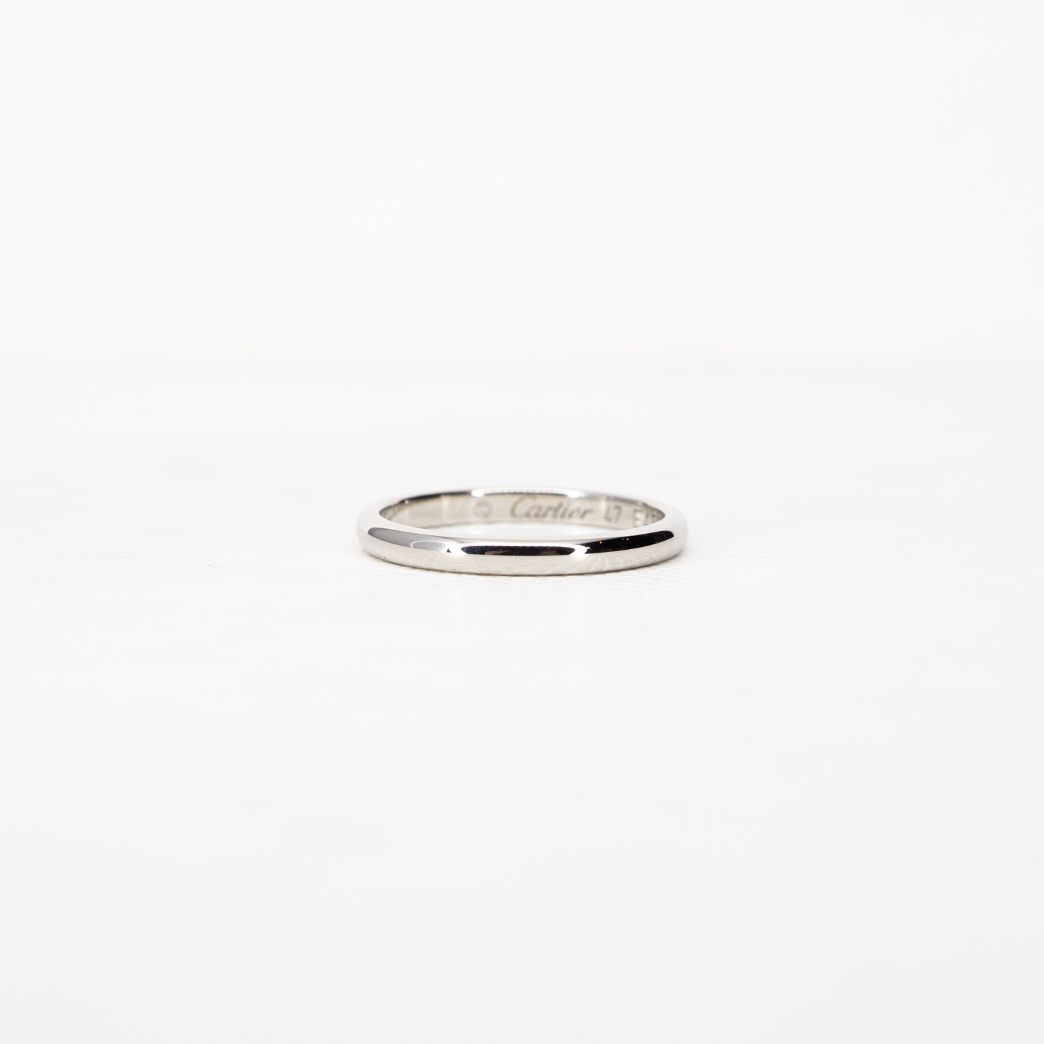 แหวน Cartier 1895 Band Platinum950 ไซส์ 47# (Used)+การ์ด