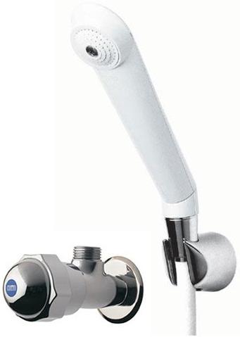 COTTO CT370C7NS6#WH(HM) วาล์วเปิด-ปิดน้ำพร้อมฝักบัวสายอ่อน 1 ฟังก์ชั่น รุ่น NEW DOME