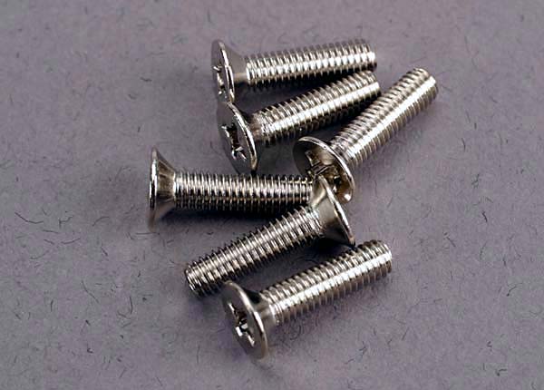 3178 Screws, 3x12mm countersunk machine (6)