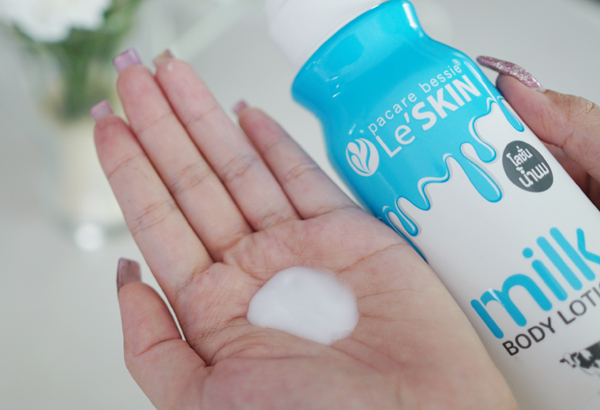 Le’ SKIN milk Body Lotion โลชั่นบำรุงผิวกายสูตรน้ำนมเลอสกิน