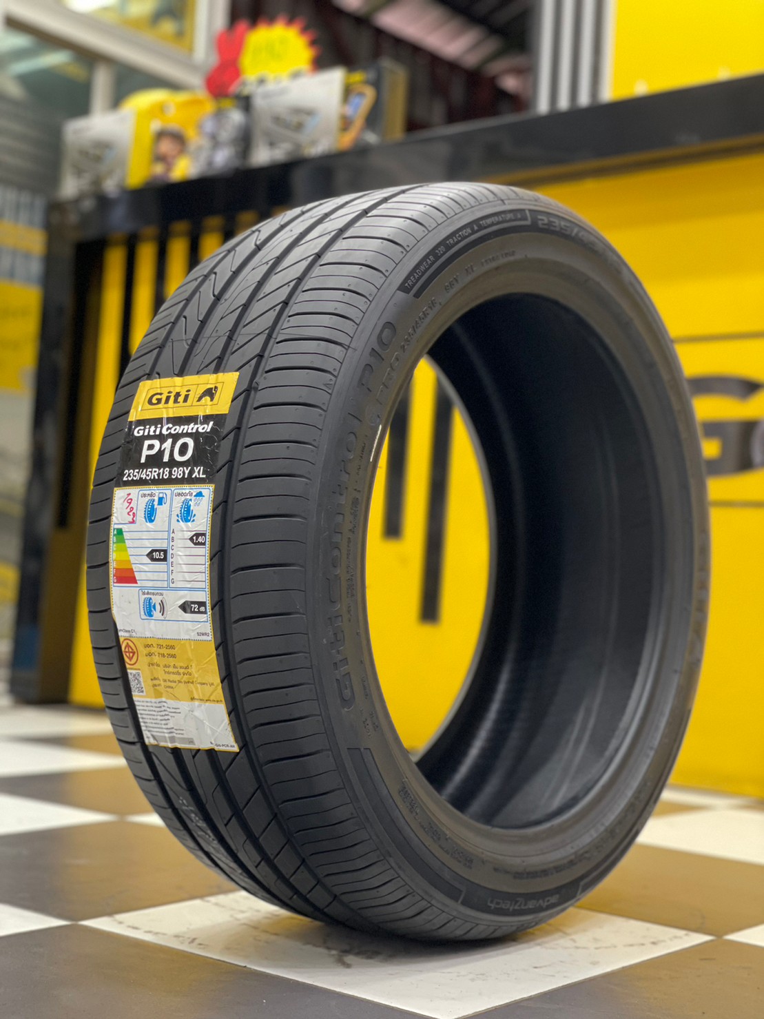 ยางใหม่ GITI Control P10 215/45R18 ยางใหม่ปี2023