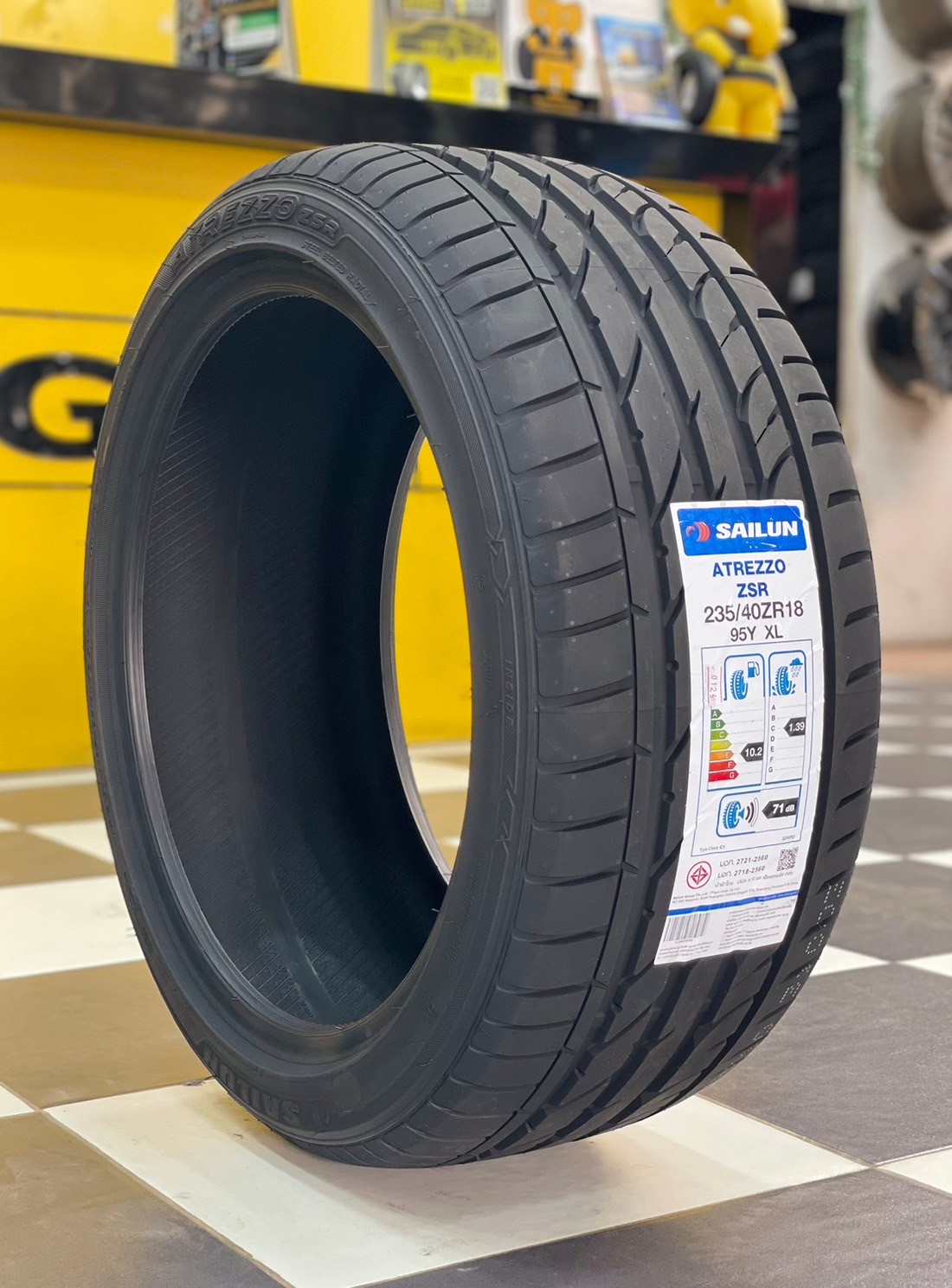 ยางไซหลุน #Sailun Atrezzo ZSR 235/40R18 ยางใหม่ปี2024