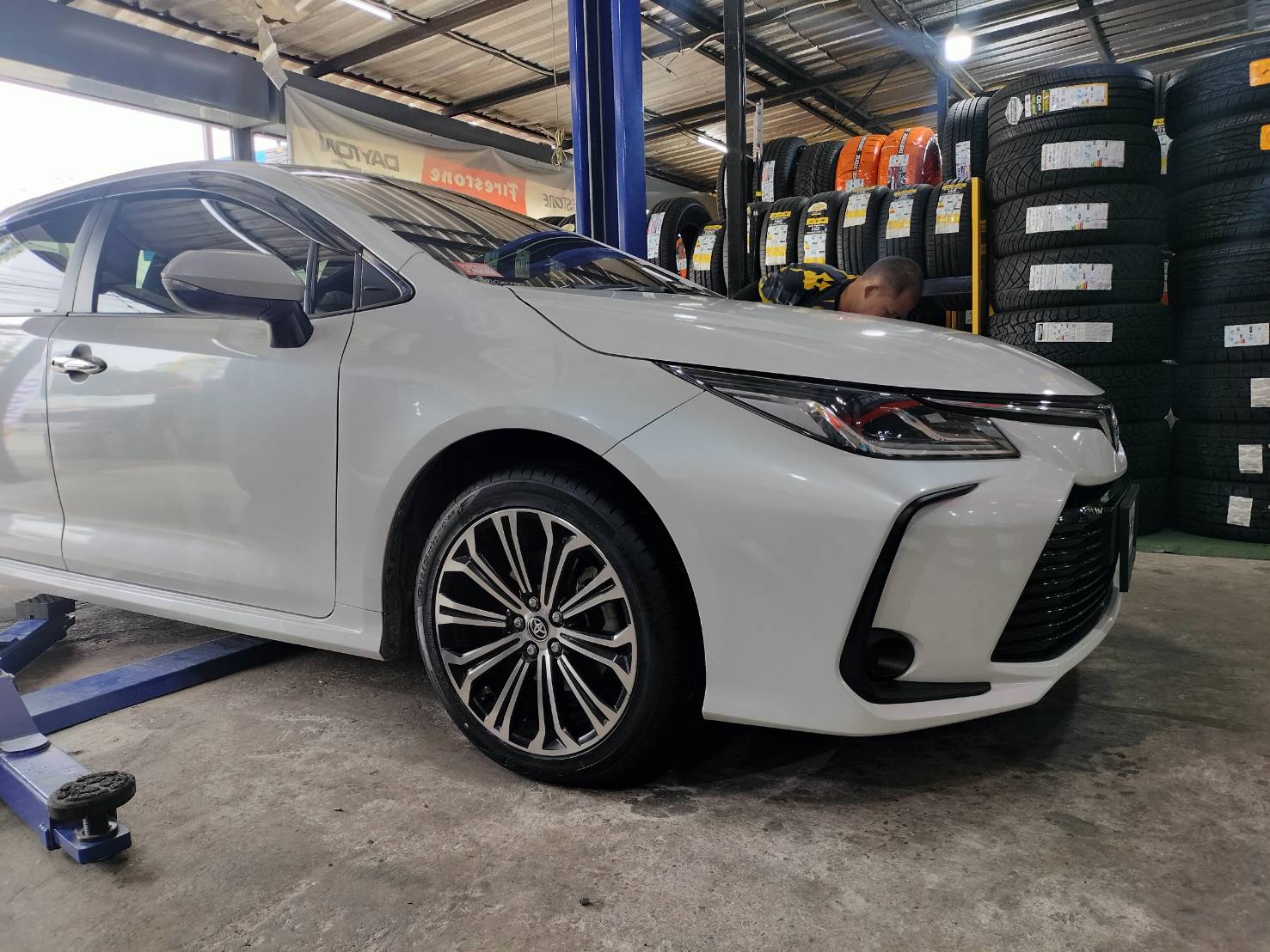 🚘#TOYOTA_ALTIS เปลี่ยนยาง 🛞 #GITI_SportS2_225/45R17