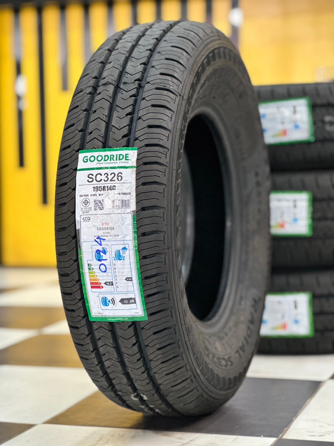 🔥🔥🔥ราคาโปรโมชั่น🔥🔥🔥 ยางใหม่ GOODRIDE SC326 195R14C ยางใหม่ปี2024