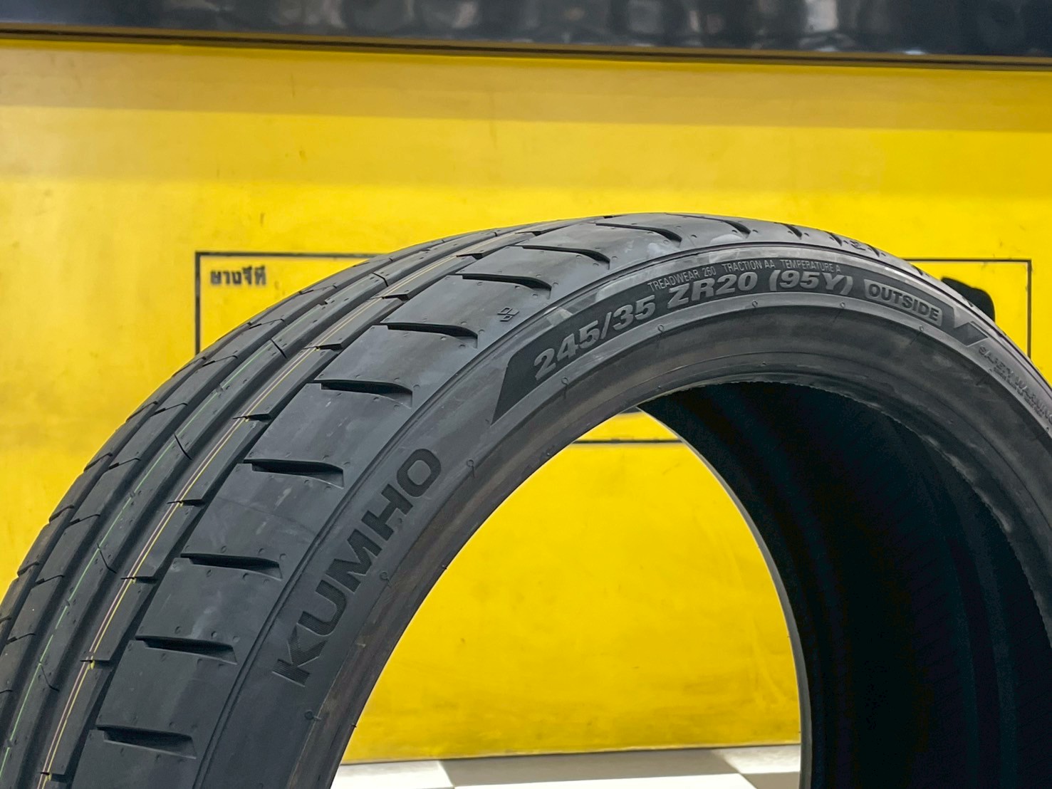 #ยางคัมโฮ #Kumho Ecsta SportS EV 245/35ZR20 ยางใหม่ปี2025