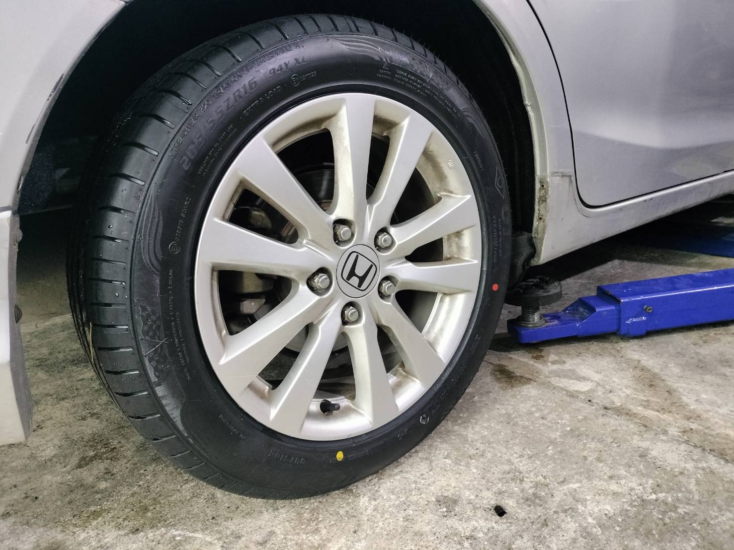 🚘#HONDA_CIVIC เปลี่ยนยาง 🛞 #OTANI_KC2000_205/55R16