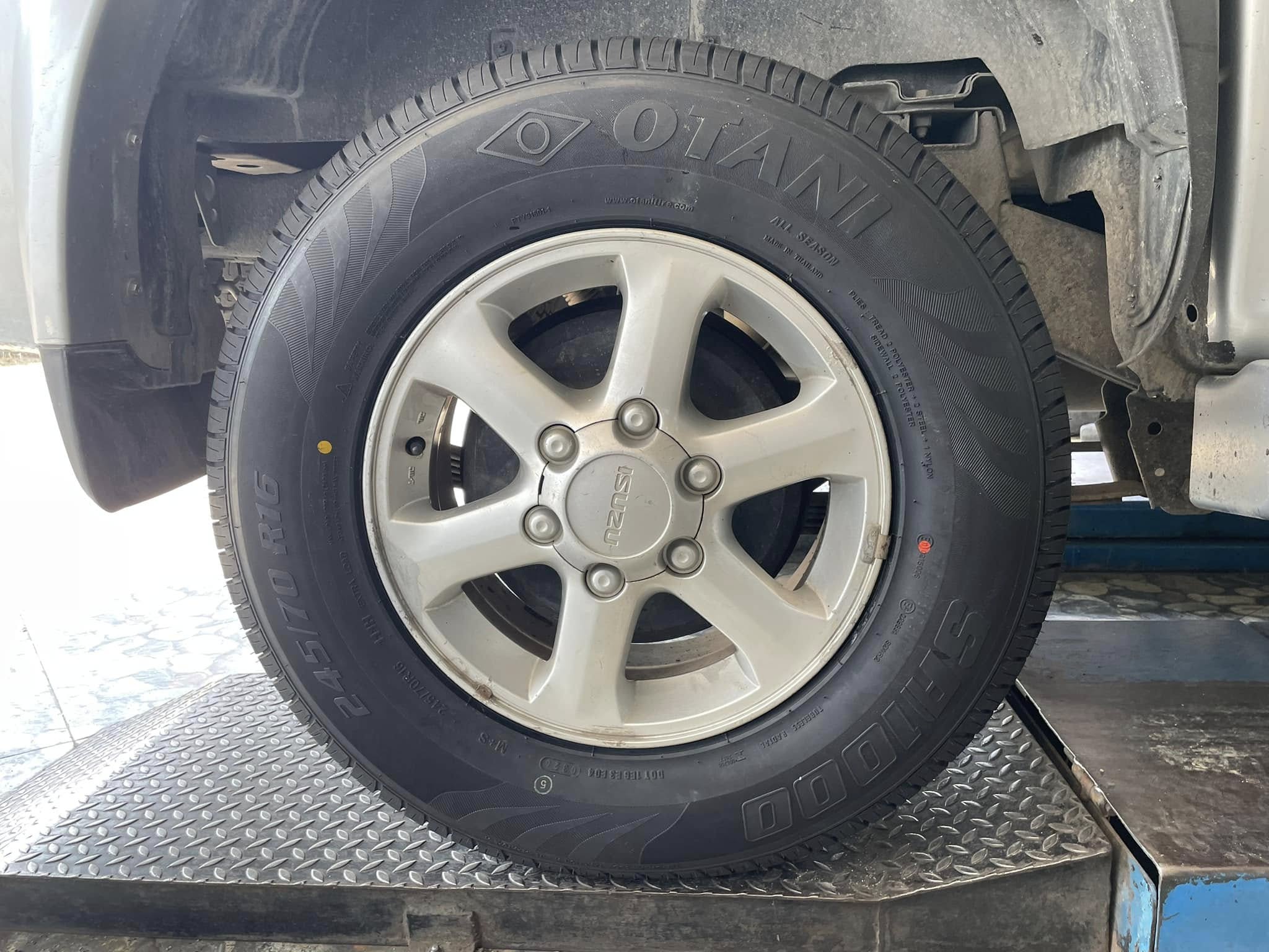 🚘 #ISUZU_D-MAX🛞#เปลี่ยนยาง #OTANI #SA1000 245/70R16