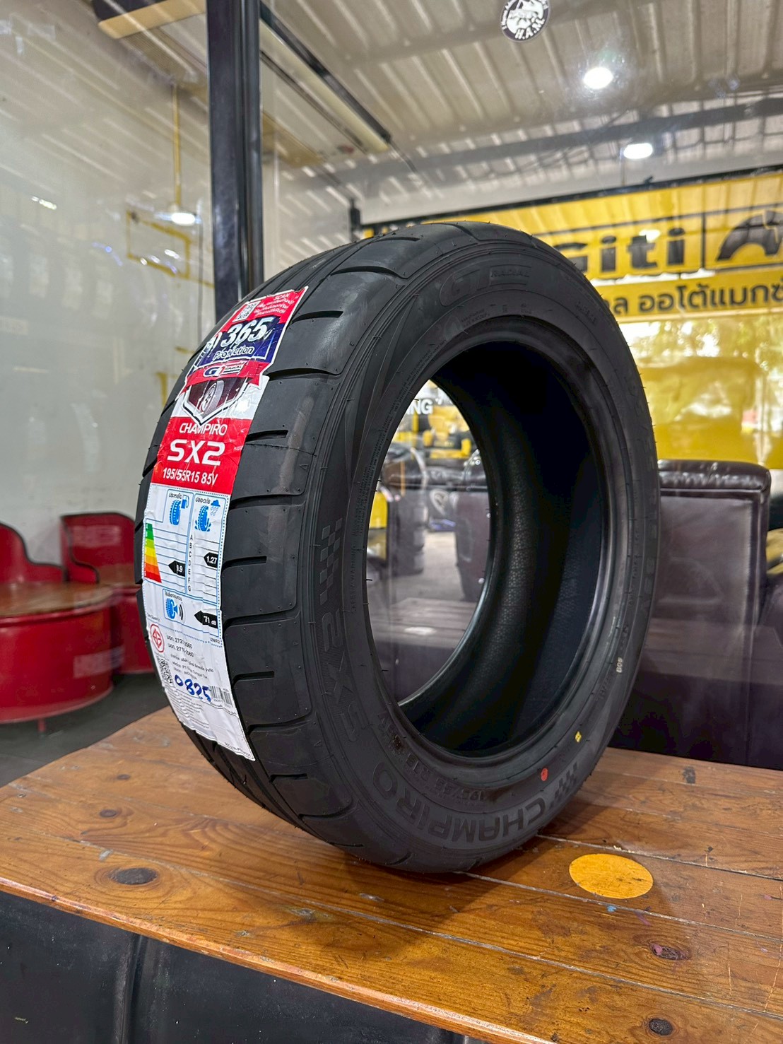 ยาง GT Radial Champiro SX2 ขนาด 195/55R15 ยางใหม่ปี2025