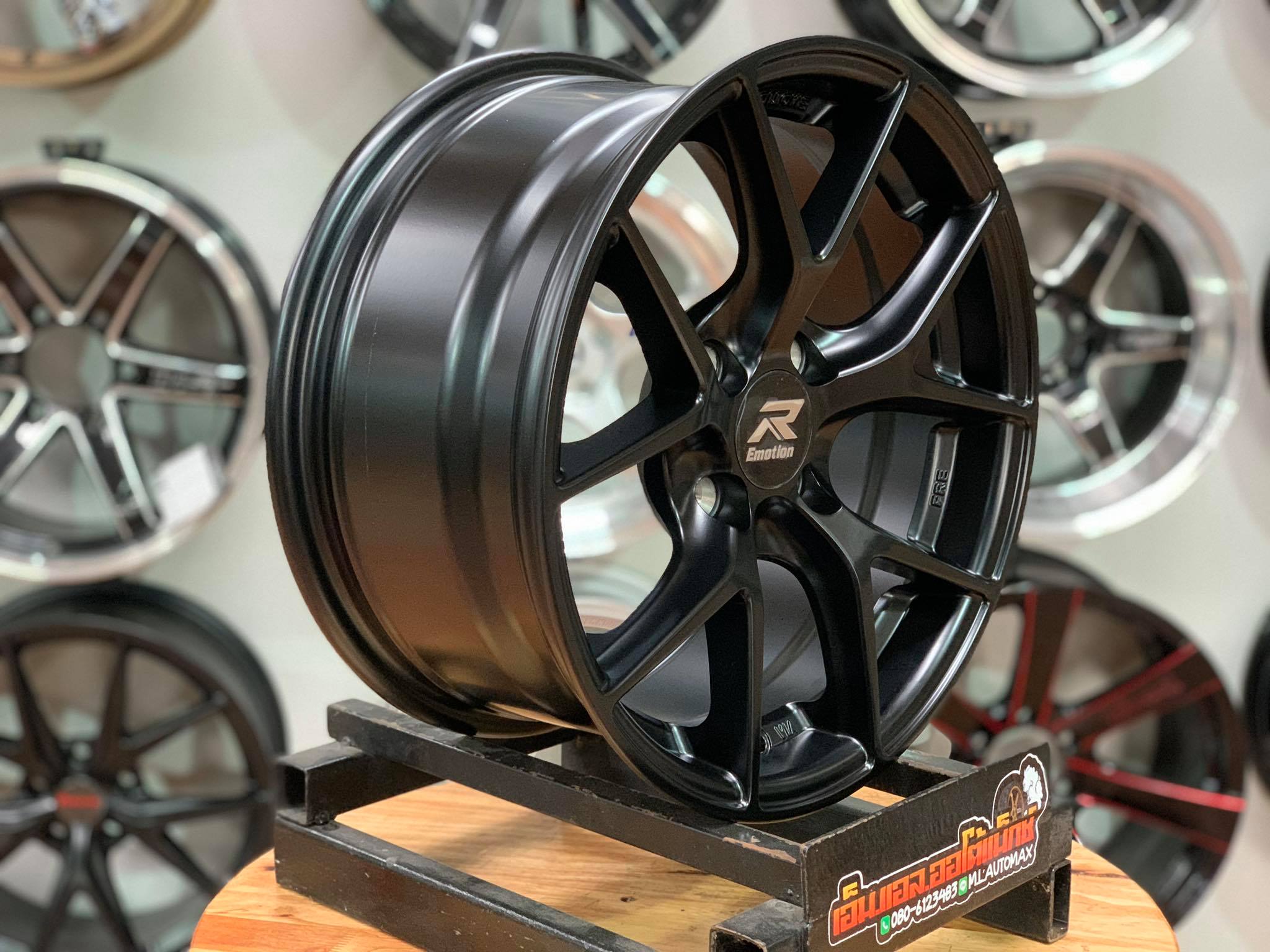 ล้อแม็กใหม่ขอบ15 EmotionR ลายFRE กว้าง7.5 ออฟ35 ขนาด4รู100 สำหรับรถเก๋ง