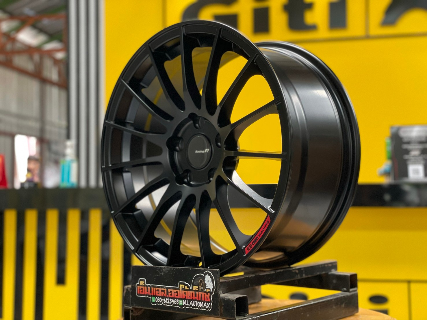 ล้อแม็กซ์ SSW ลายRS005 S254 ล้อแม็กซ์ขอบ17 5รู114.3 สีดำด้าน งานStamford Sport Wheel