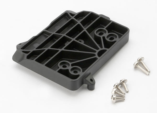 3626 Mounting plate, electronic speed control/ receiver box (for installation of XL-5/ XL-10/VXL and waterproof receiver box into Stampede)