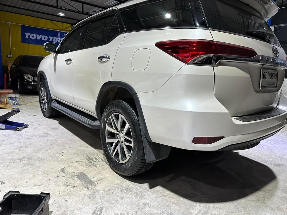 TOYOTA_FORTUNER #เปลี่ยนยางแบรนด์คุณภาพ 🛞#GOODYEAR WRANGLER TERRITORY HT 265/60R18