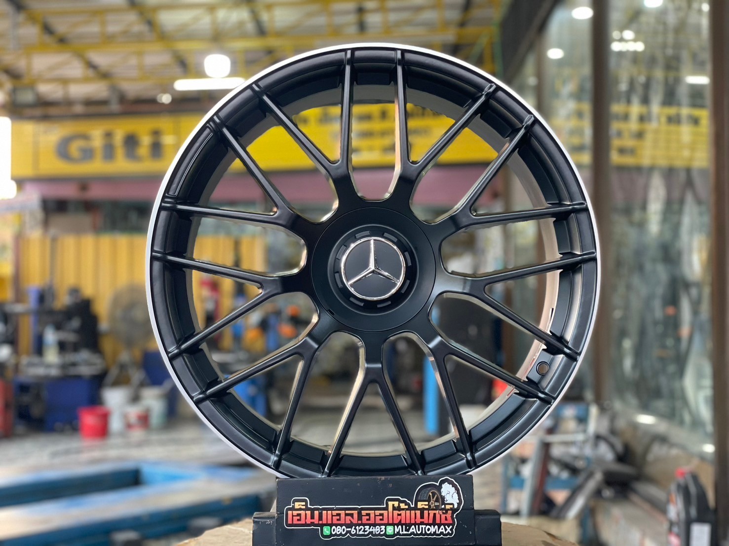 ล้อแม็กซ์ใหม่ สำหรับใส่รถ Mercedes-Benz ขอบ19" นิ้ว ล้อเบาผลิตแบบ Flow Forming