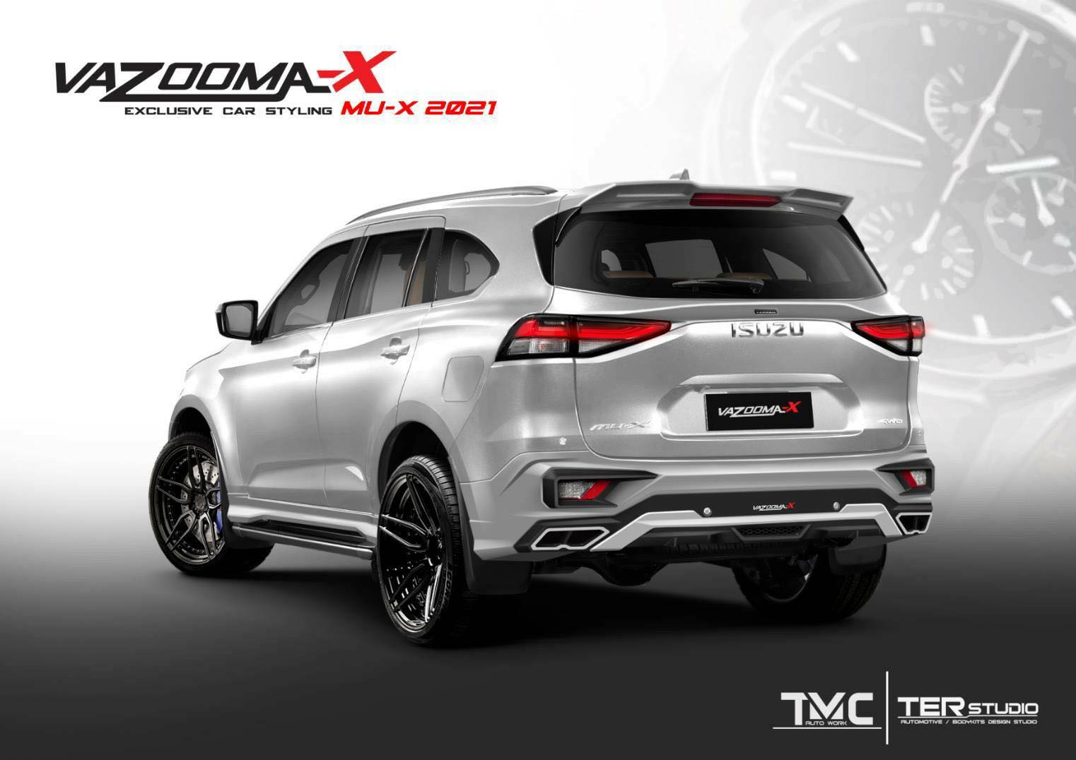 ชุดแต่งสเกริ์ตรอบคัน All New ISUZU MU-X 2021