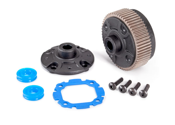 9481 Differential with steel ring gear/ side cover plate/ gasket/ x-rings (2)/ 2.5x10mm BCS (4)