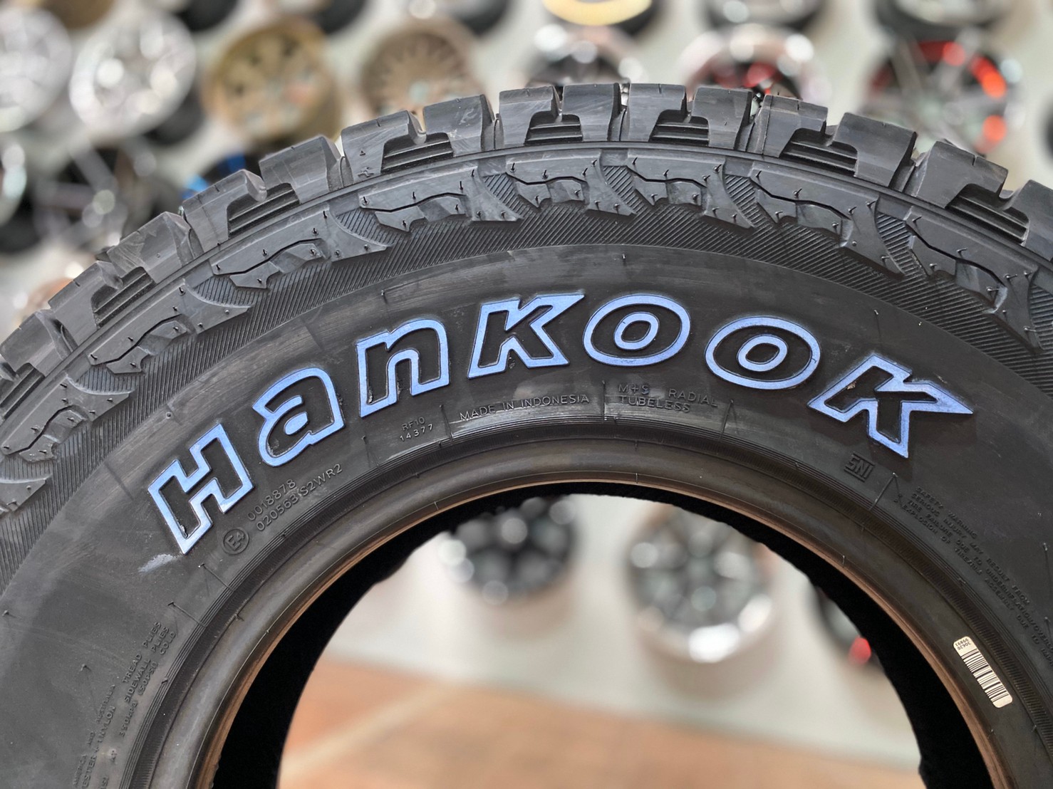 ยางใหม่Hankook Dynapro AT-M 31x10.5R15 (RF10)ยางผลิตปี20 ตัวหนังสือสีขาว