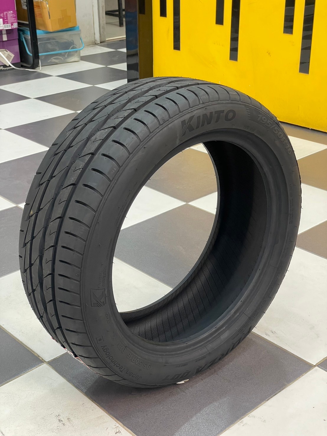 #ยางคินโต๊ะ #KINTO FORZA 001 Treadwear 280 195/50R16 ยางใหม่ปี2024