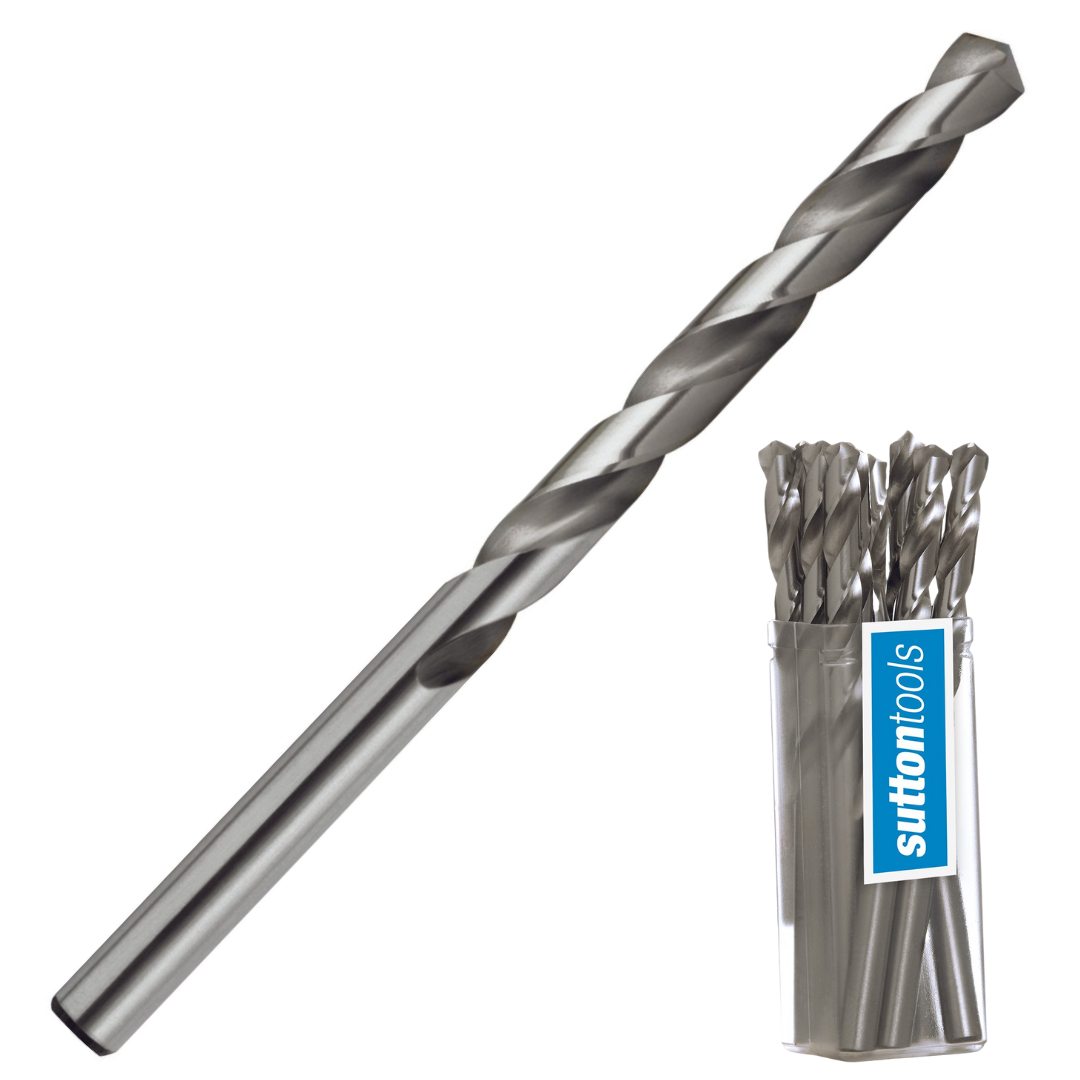 ดอกสว่าน สีขาวก้านตรง HSS ขนาด 6.6mm. - 10.0mm. No.D101 SUTTONTOOLS (ราคาต่อดอก)