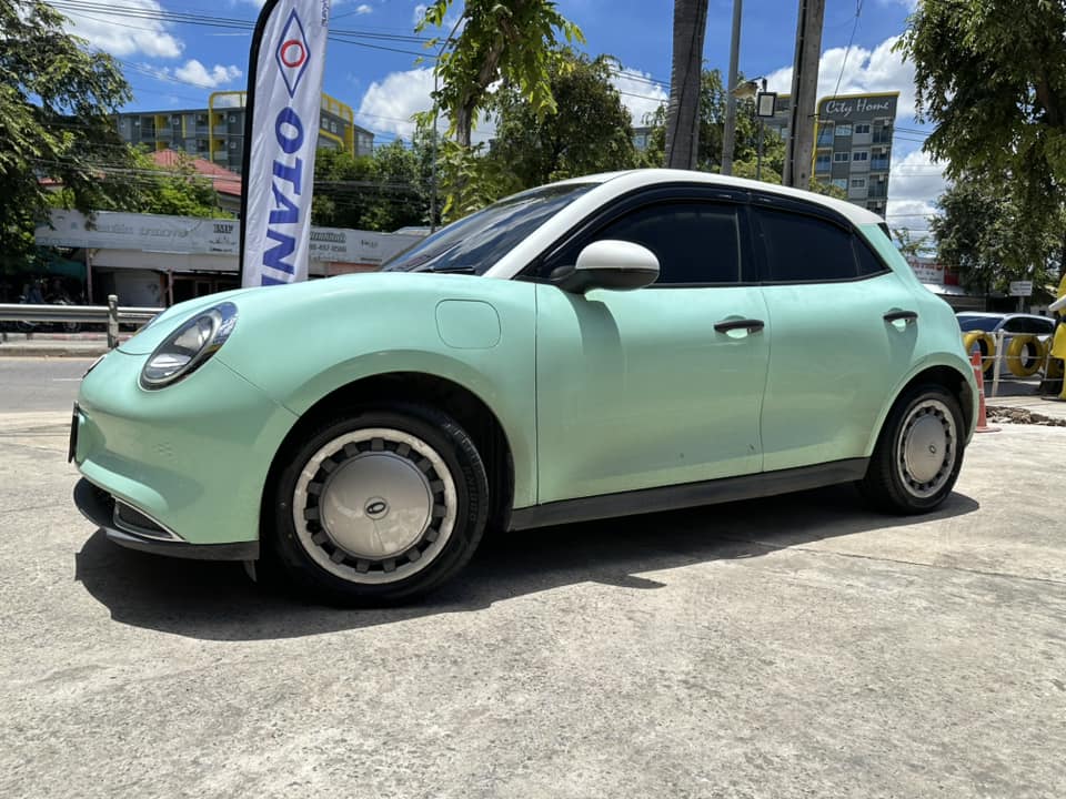 🚘 #ORA_GOODCAT #เปลี่ยนยาง #ยางรถไฟฟ้า 🛞 ￼#OTANI #KN1000 215/55R17