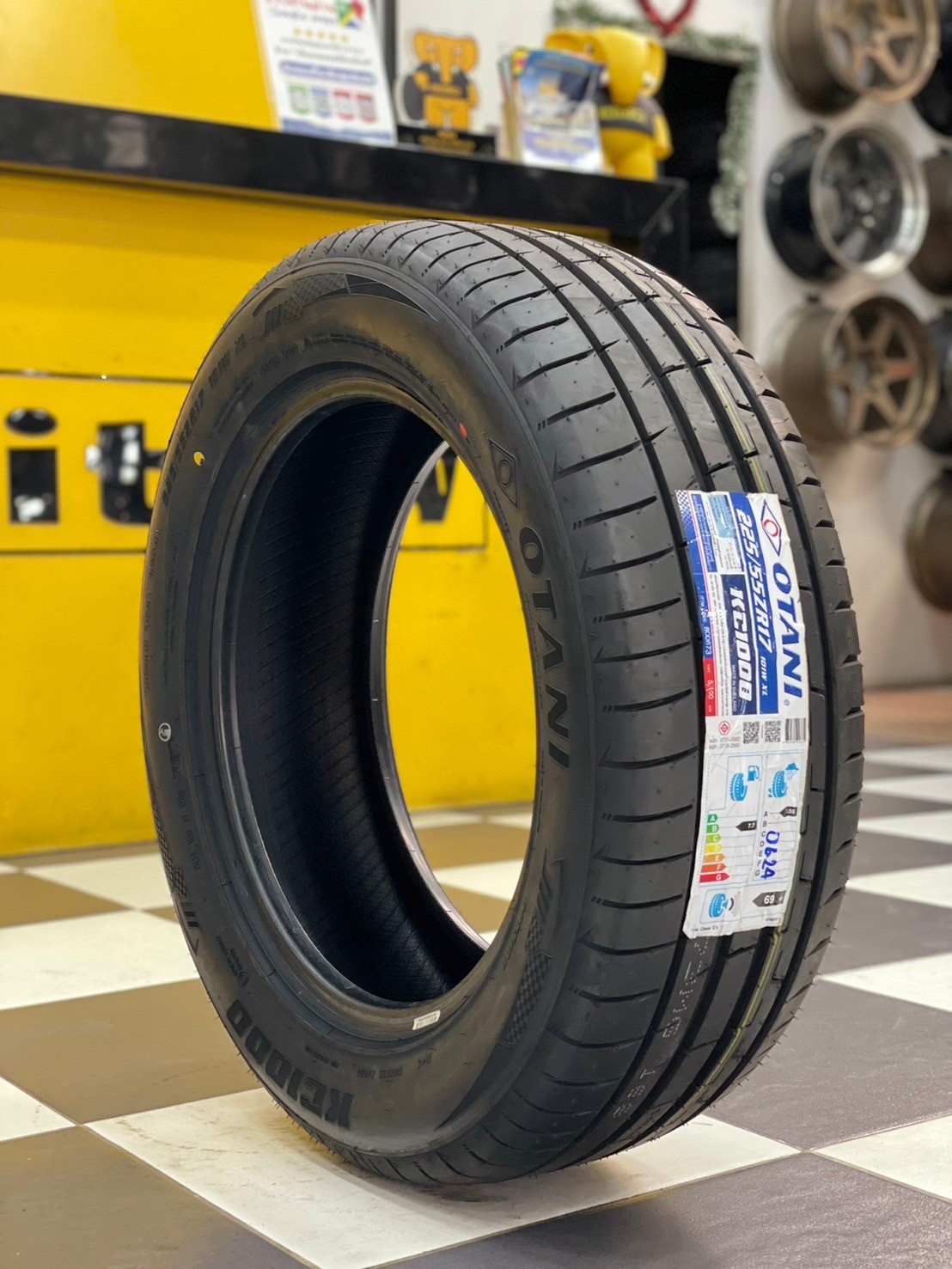 OTANI KC1000 👉OTANI KC1000 225/55R17 ยางใหม่ปี2024