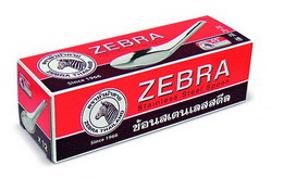 100000 ช้อนจีน ใหญ่ ตราหัวม้าลาย กุรุส (12 โหล/กุรุส)