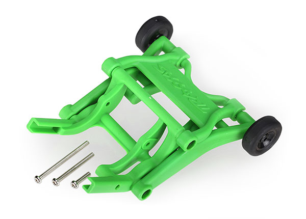 3678A Wheelie bar, assembled (green) (fits Slash®, Stampede®, Rustler®, Bandit® series)