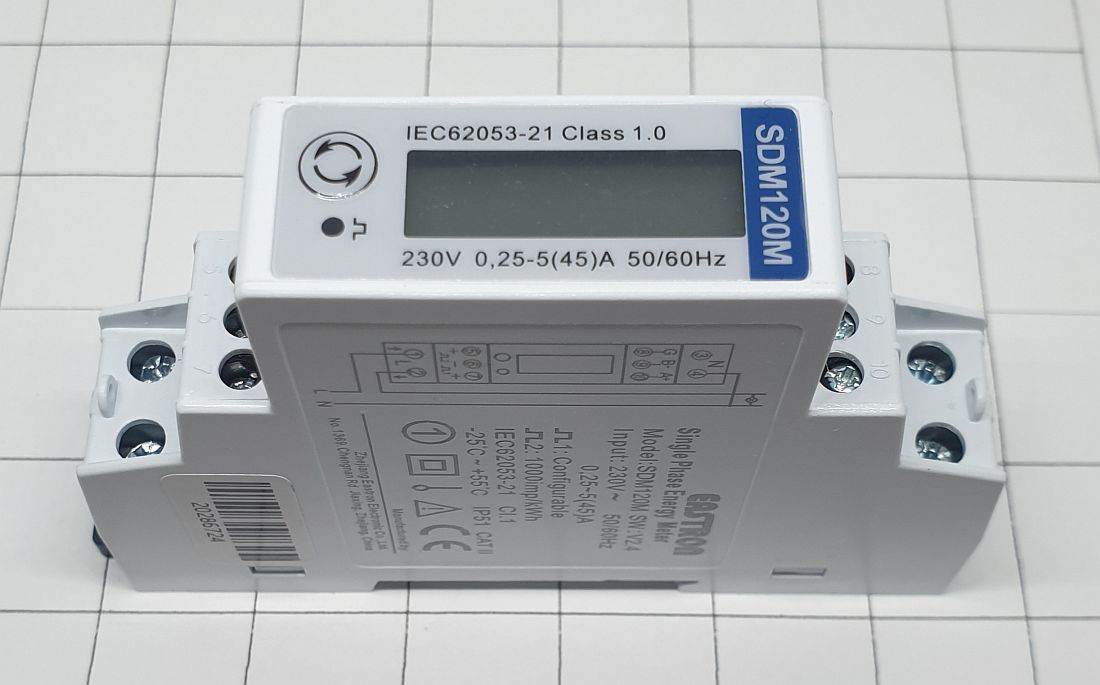 Energy Meter EASTRON รุ่น SDM120-Modbus 1 phase 2 wire