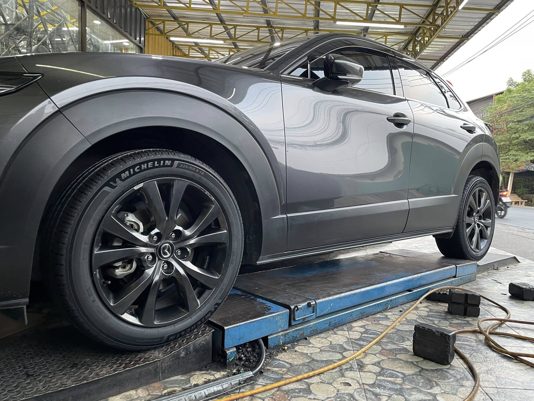 MAZDA_CX30🚘เปลี่ยนยาง 🛞🐘#MICHELIN_PRIMACY5_225/50R18