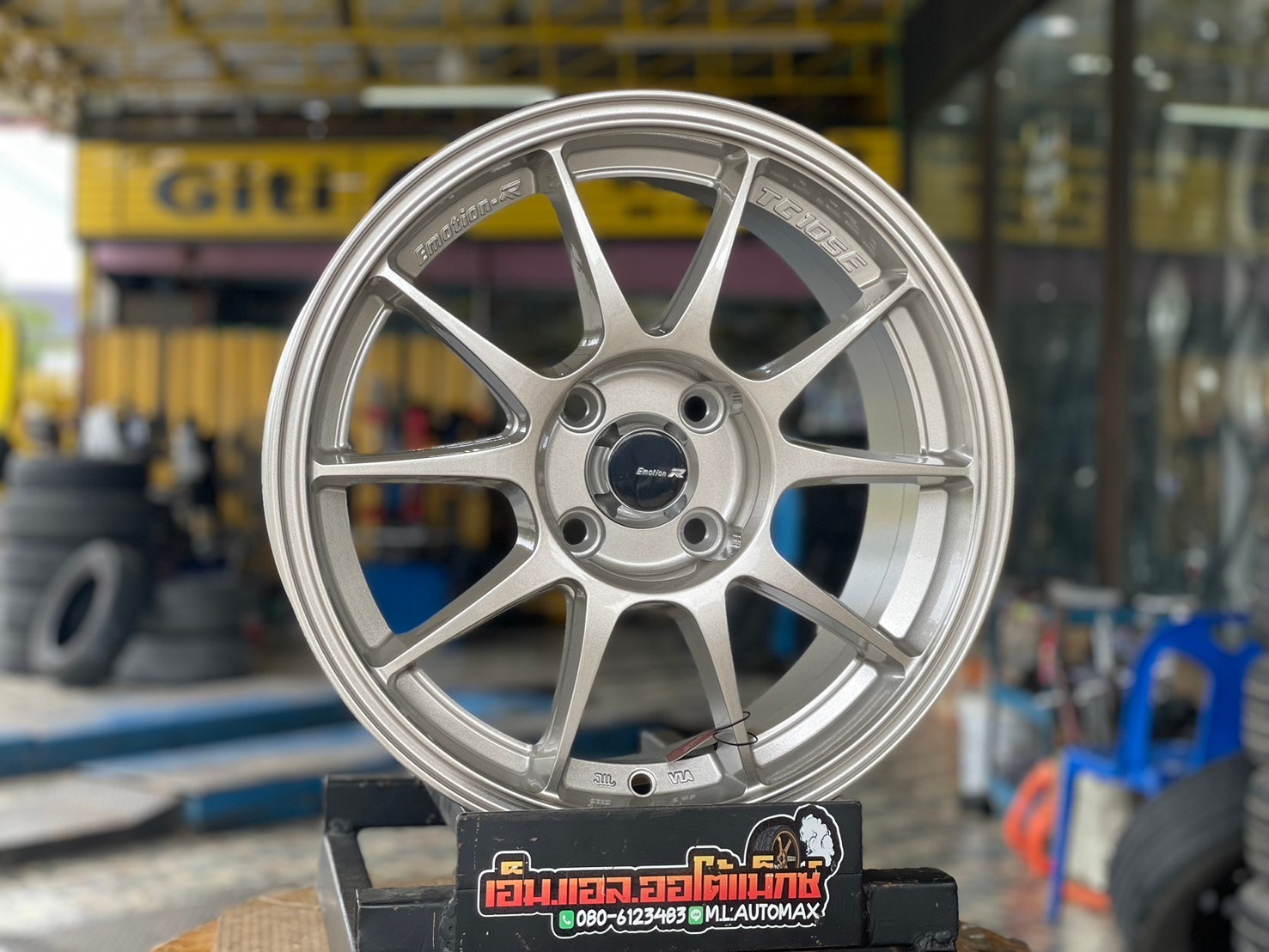 ล้อแม็กซ์ใหม่ขอบ15 #EmotionR#TC105E 15x7 4x100 ET35 SLMC