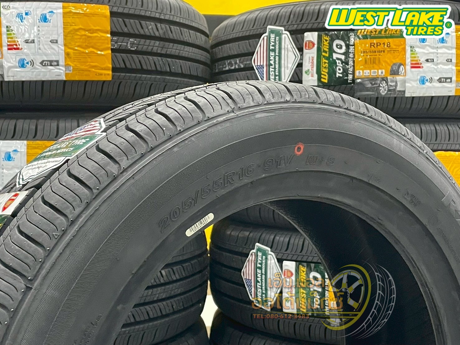 ยางไทย Westlake RP18 205/55R16 ยางใหม่ปี2025 (4เส้น)