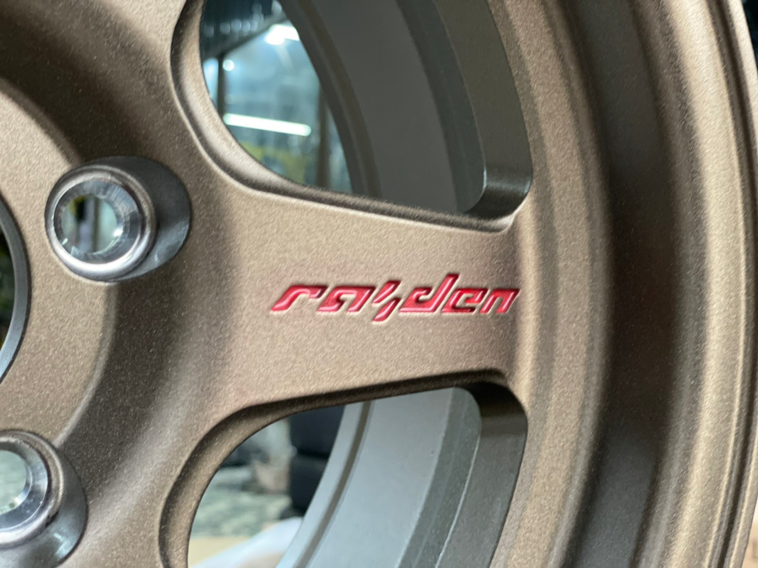 ล้อแม็กซ์ใหม่ ขอบ15 5H114.3 RAIDEN RD5 BY LENSO 15x7.5 ET20 สีทอง