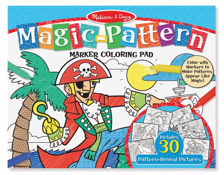 9431 Magic Pattern Coloring Pad – Blue